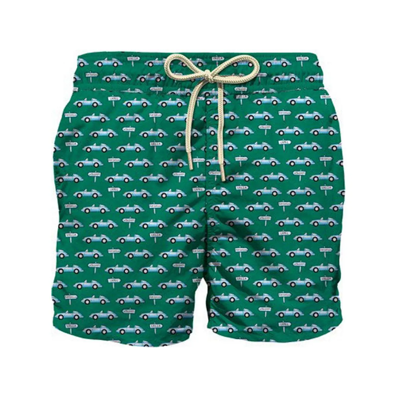 Beach Sign Car Swim Shorts