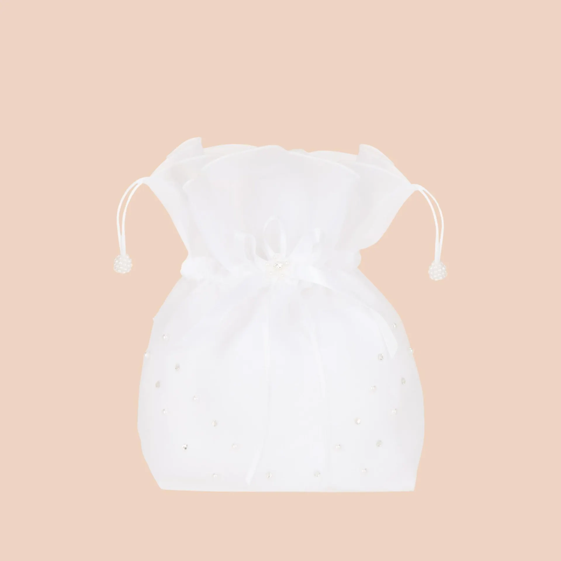 Beaded Puff Communion Bag