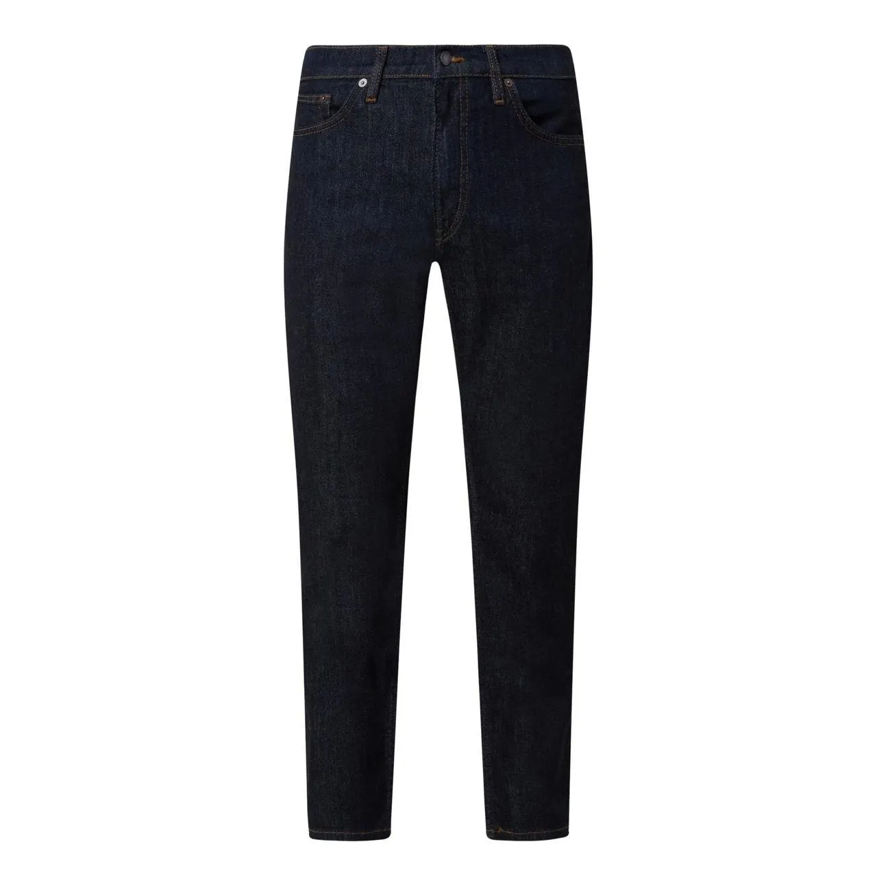 Mid-Rise Straight Leg Jeans