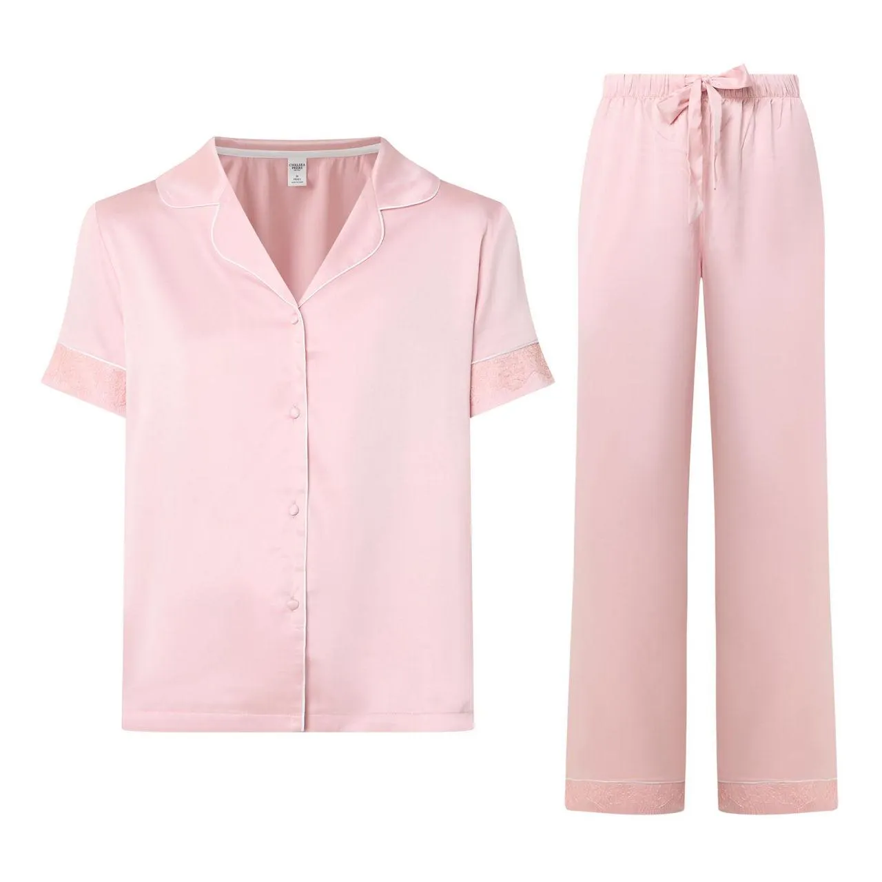 New in CHELSEA PEERS Lace Trim Pyjama Set €68.00