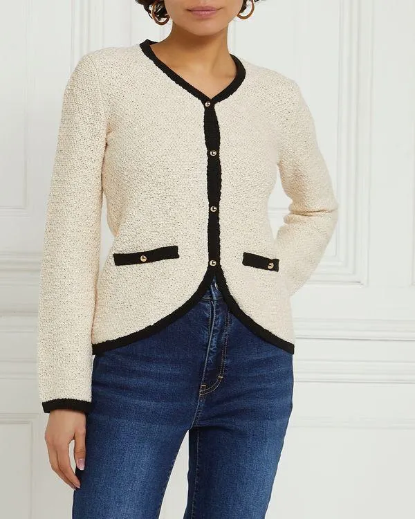 Gallery Soleil Contrast Cardigan