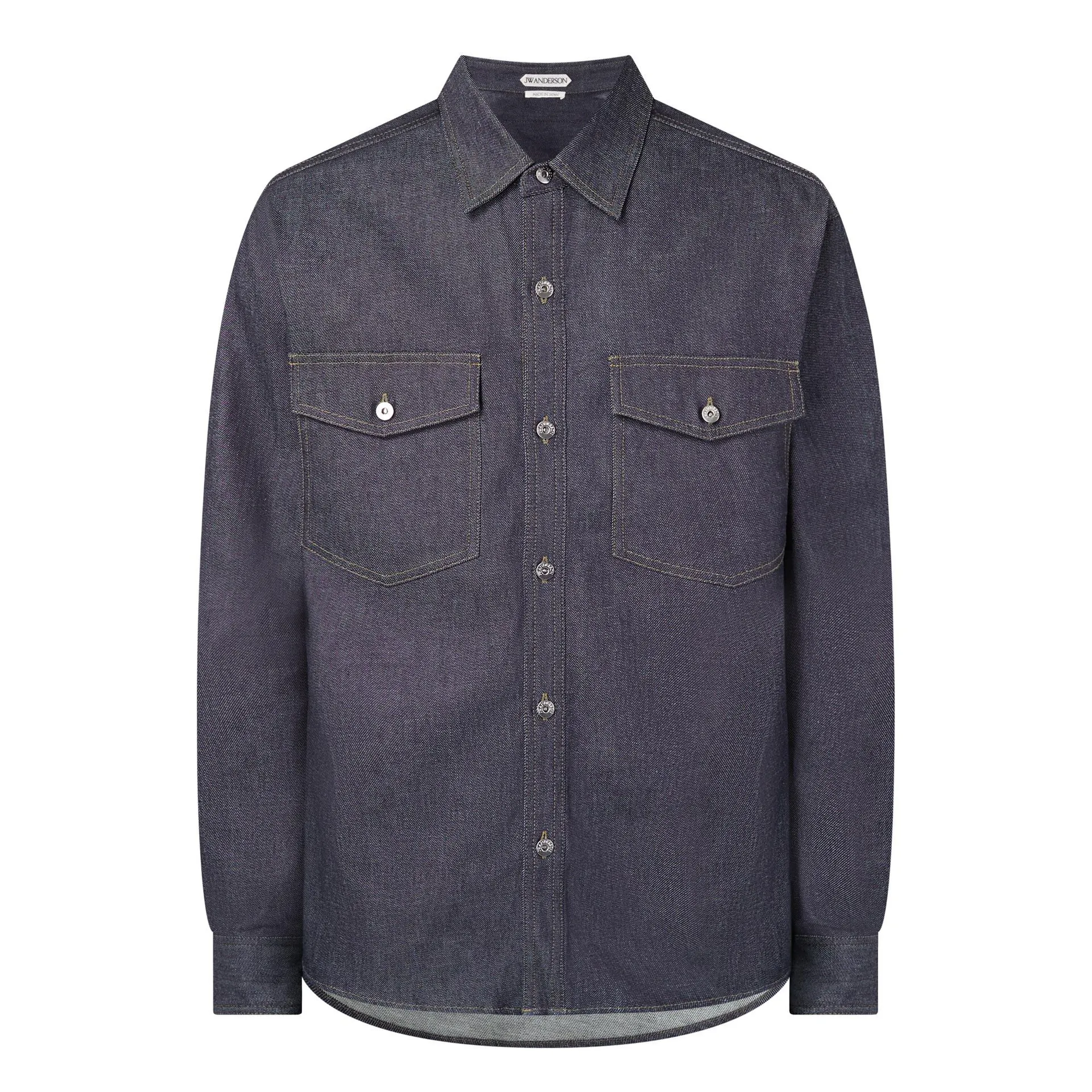 Logo Oversized Denim Overshirt