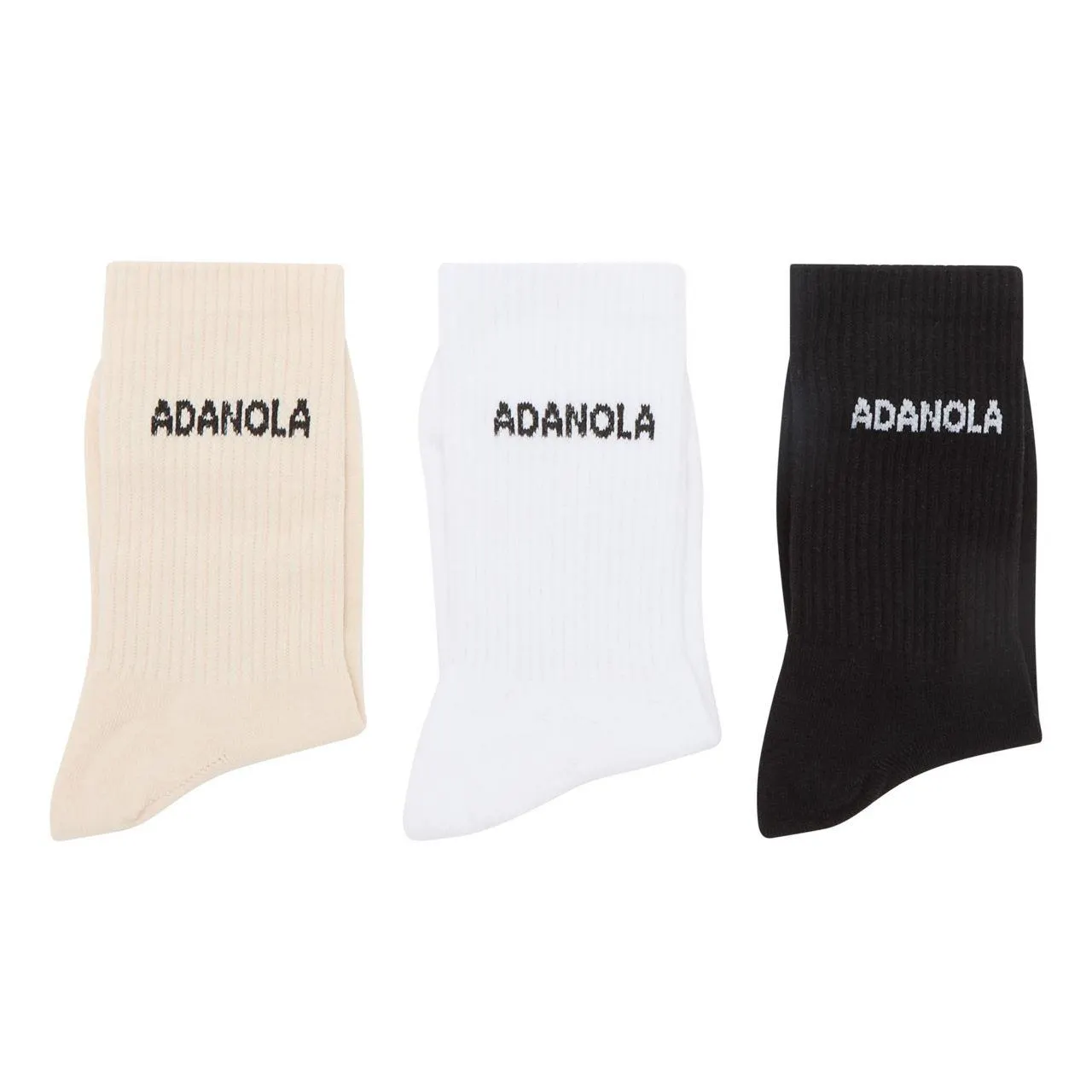 Three-Pack Logo Socks