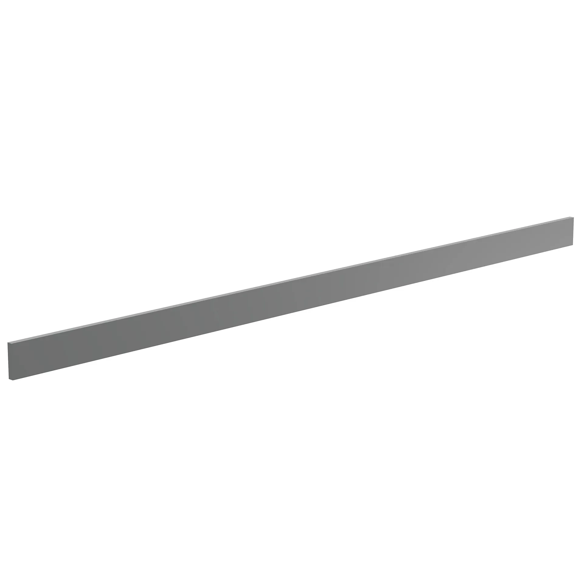 Lismore Matt Grey Rectangular Plinth (L)2400mm