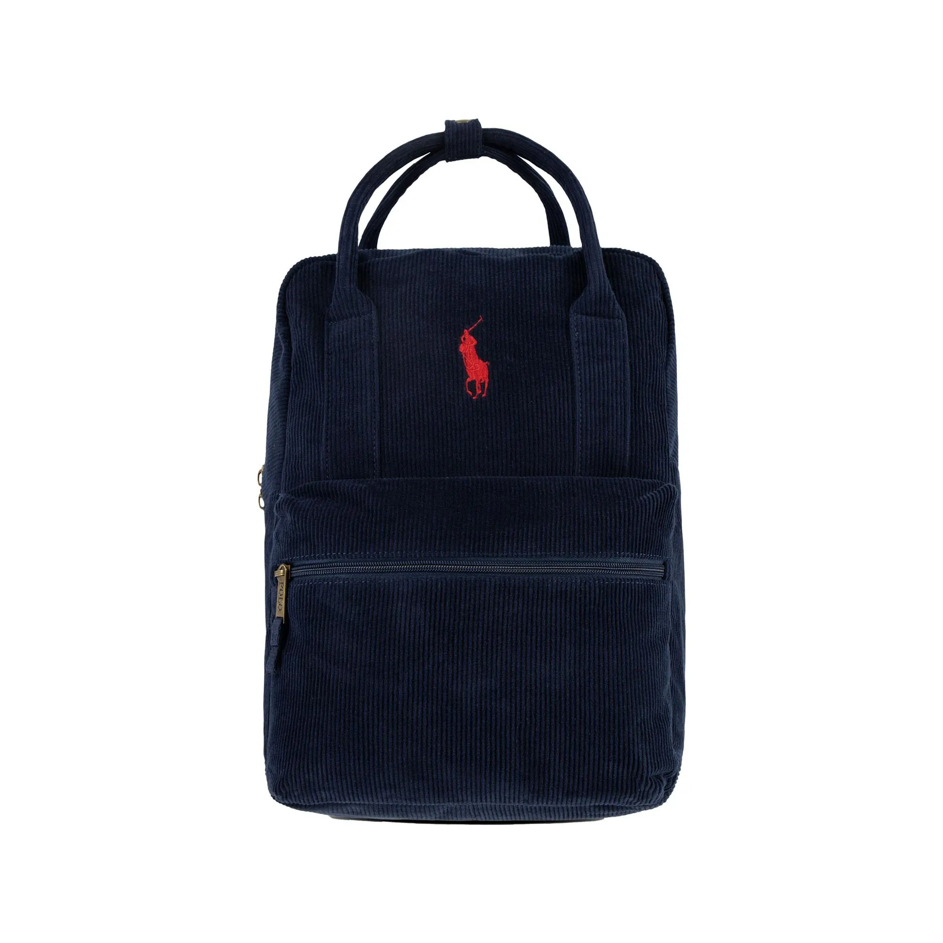 Pony Logo Corduroy Backpack