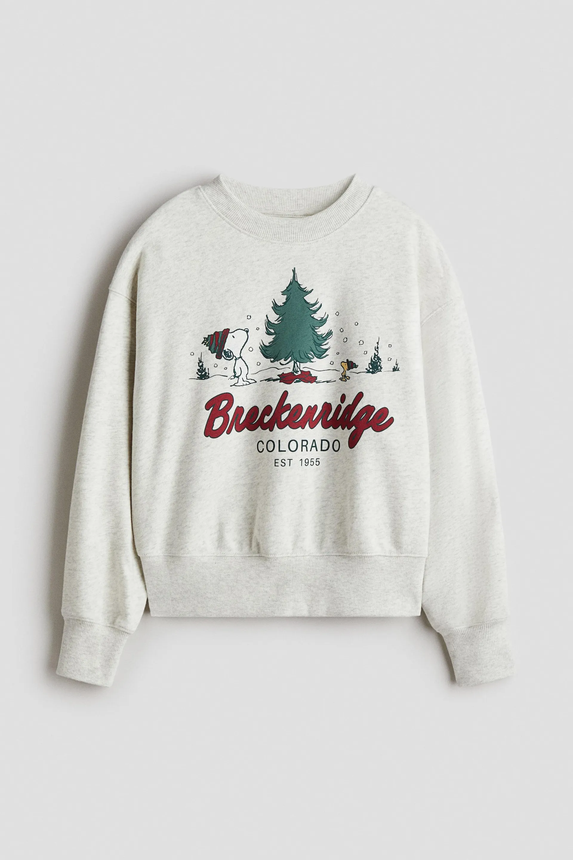 Oversized printed sweatshirt