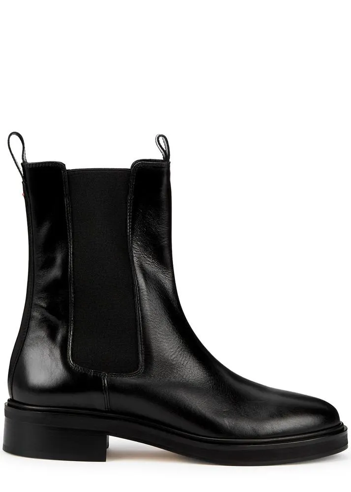 Jack black leather Chelsea boots
