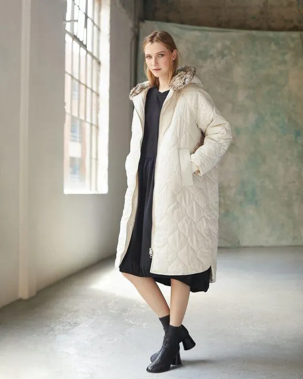 Carolyn Donnelly The Edit Fur Trim Parka