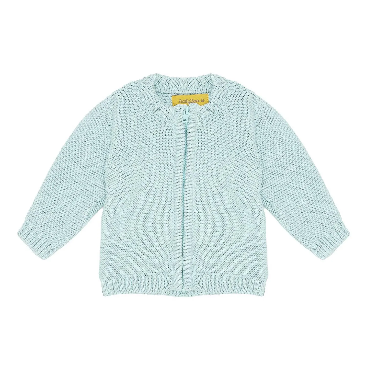 Organic Cotton Zipped Cardigan