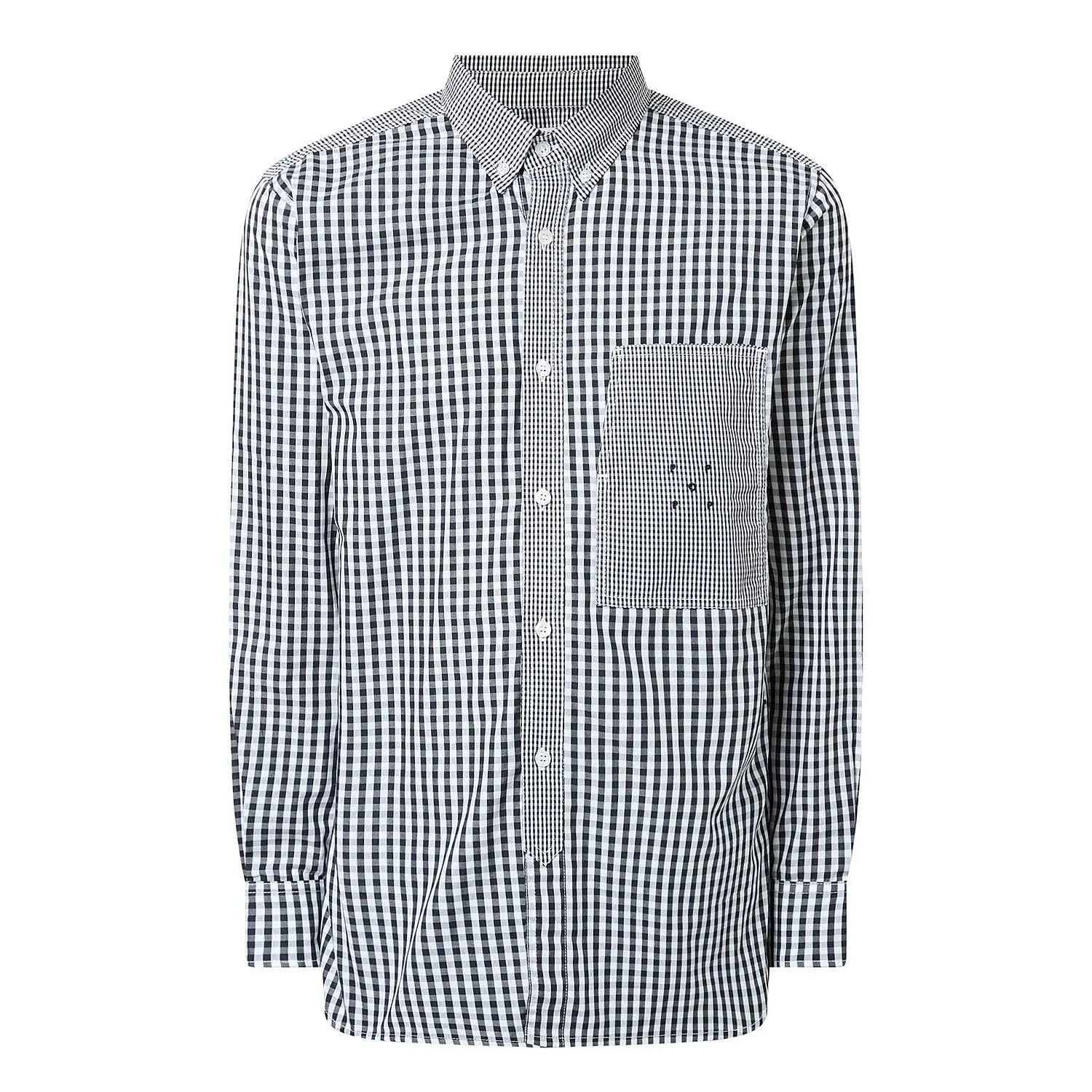 Checked Button-Down Shirt