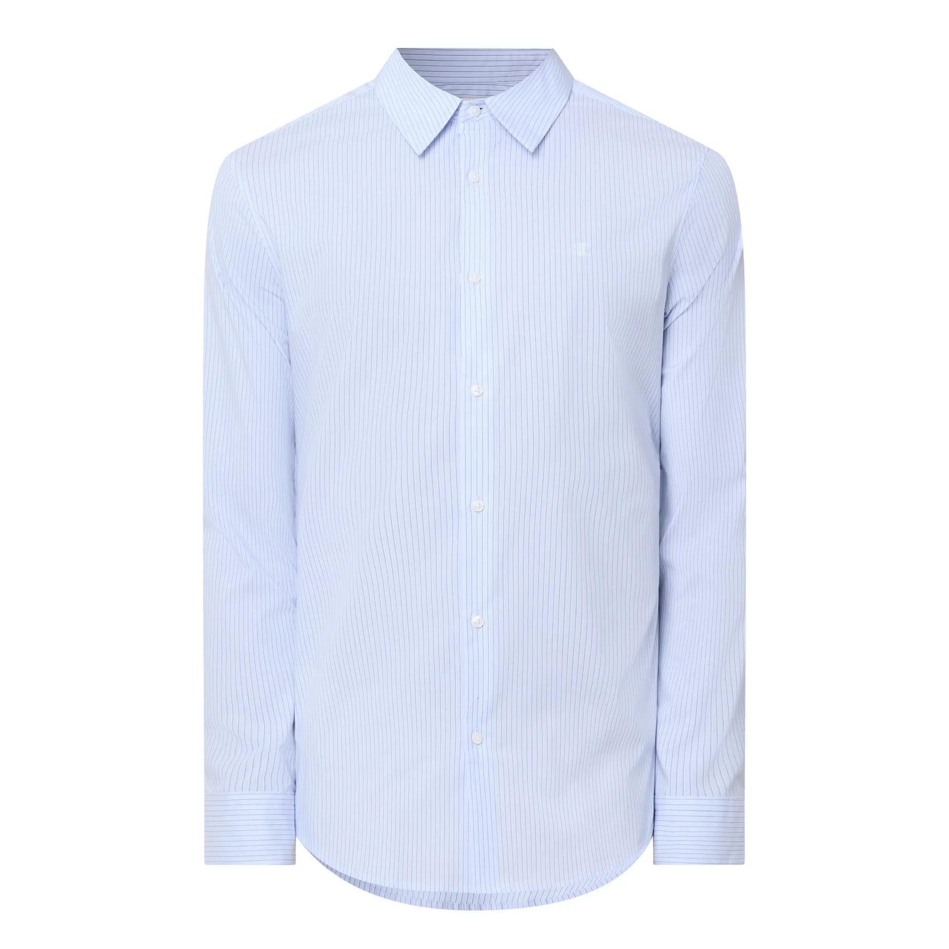 Thin Stripe Single-Cuff Shirt