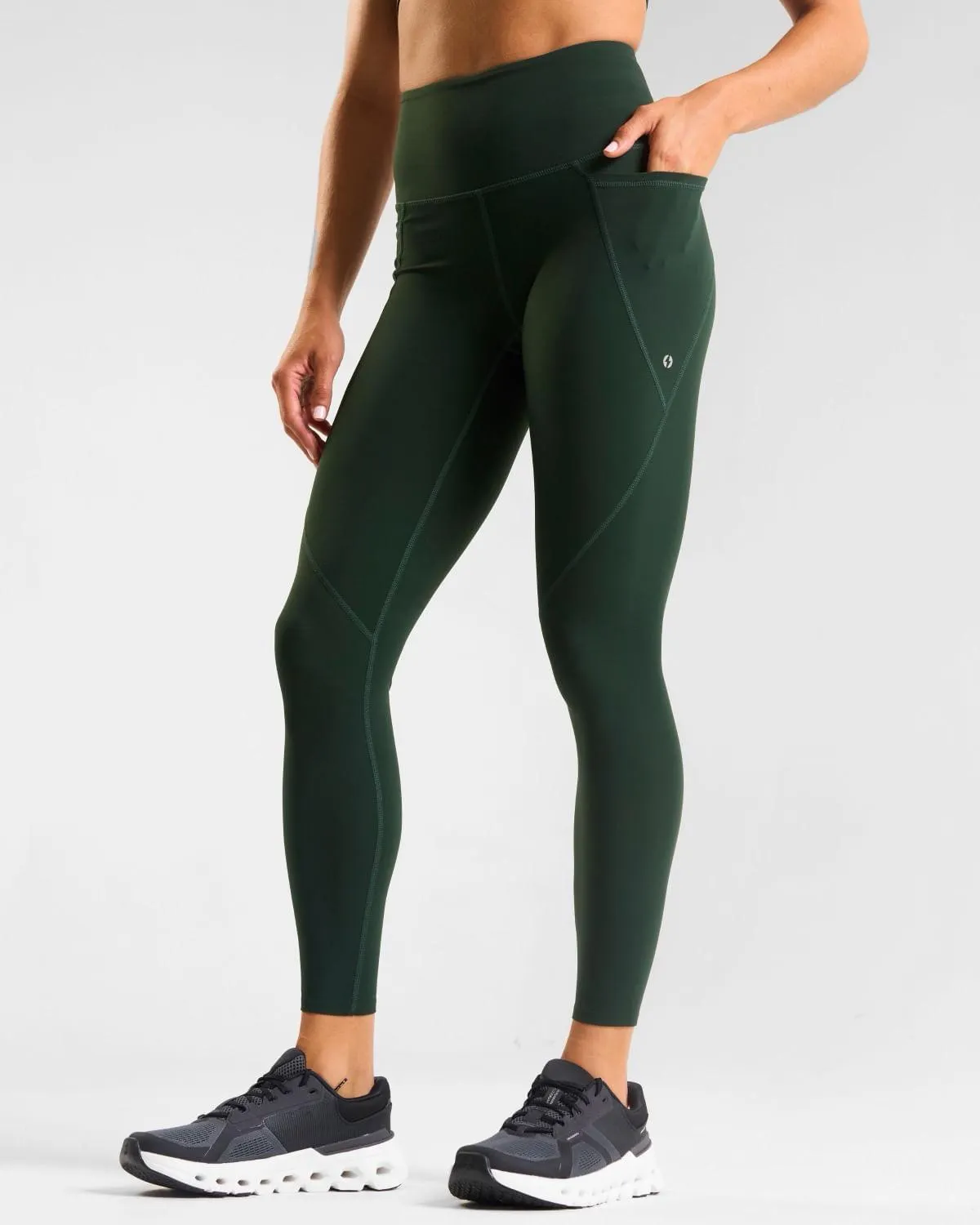Powercut Sculpt Heritage Green High-Waisted Leggings