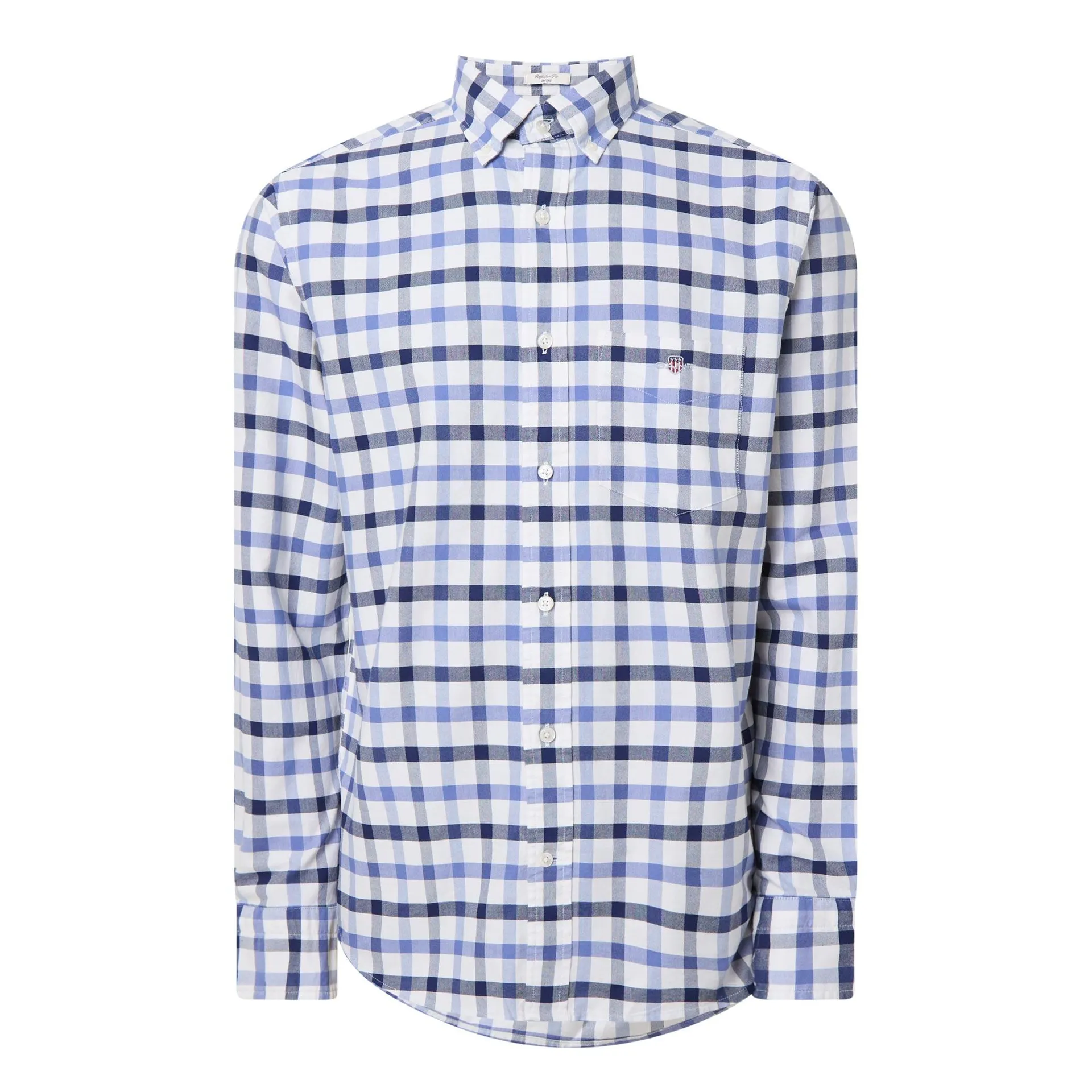 Shield Logo Check Oxford Shirt