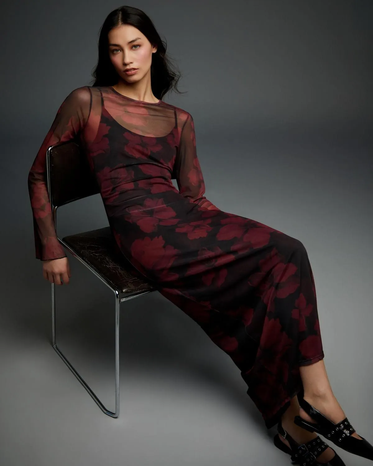 Savida Sienna Mesh Cami Floral Dress