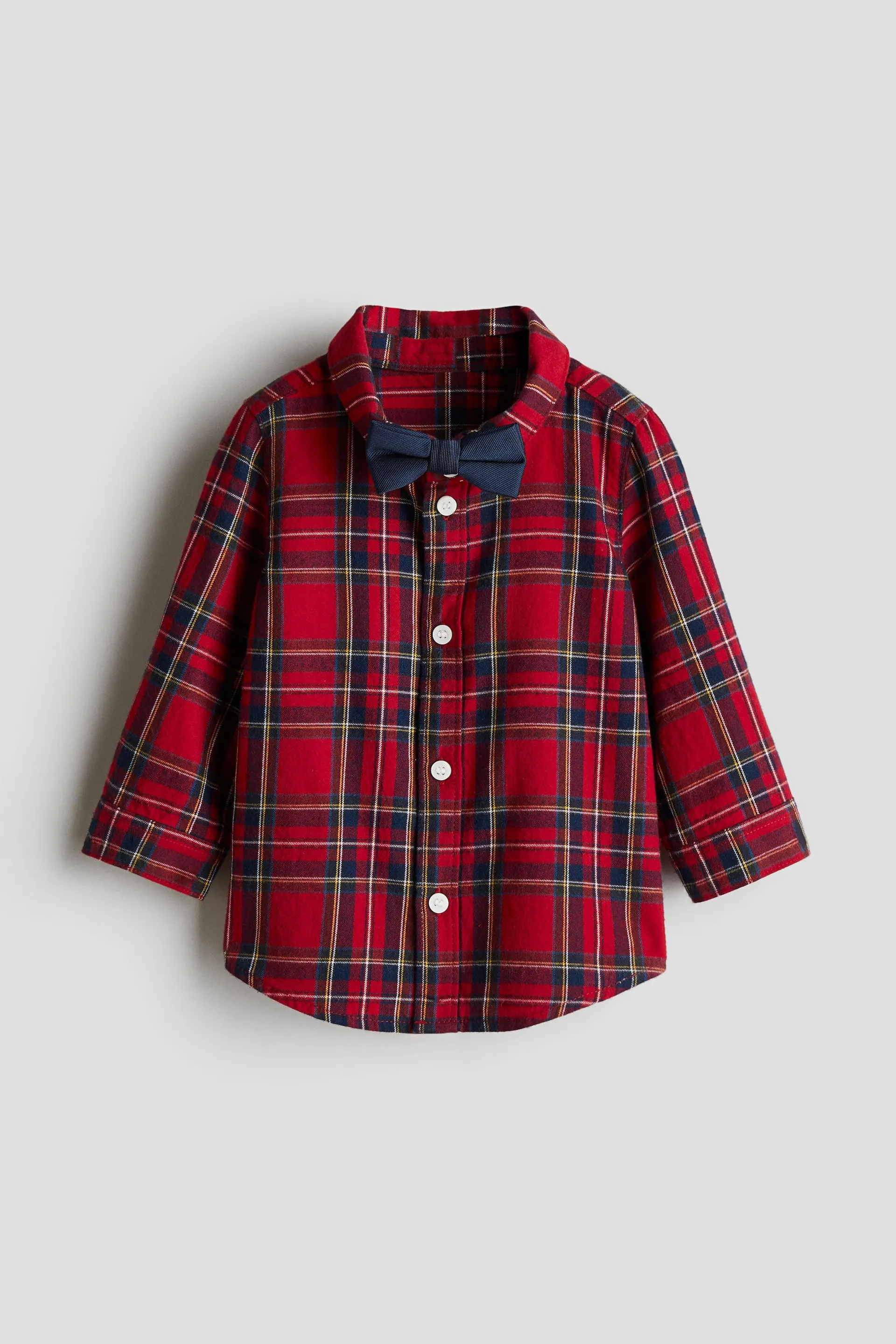 2-piece shirt and bow set