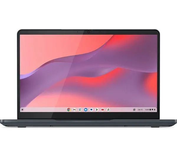 LENOVO IdeaPad Slim 3 14" Chromebook & Sleeve - Intel® Core™ i3, 128 GB eMMC, Storm Grey