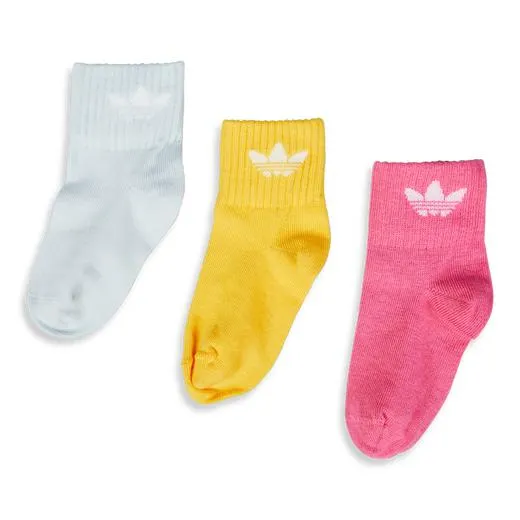 adidas Kids Mid Ankle 3 Pack