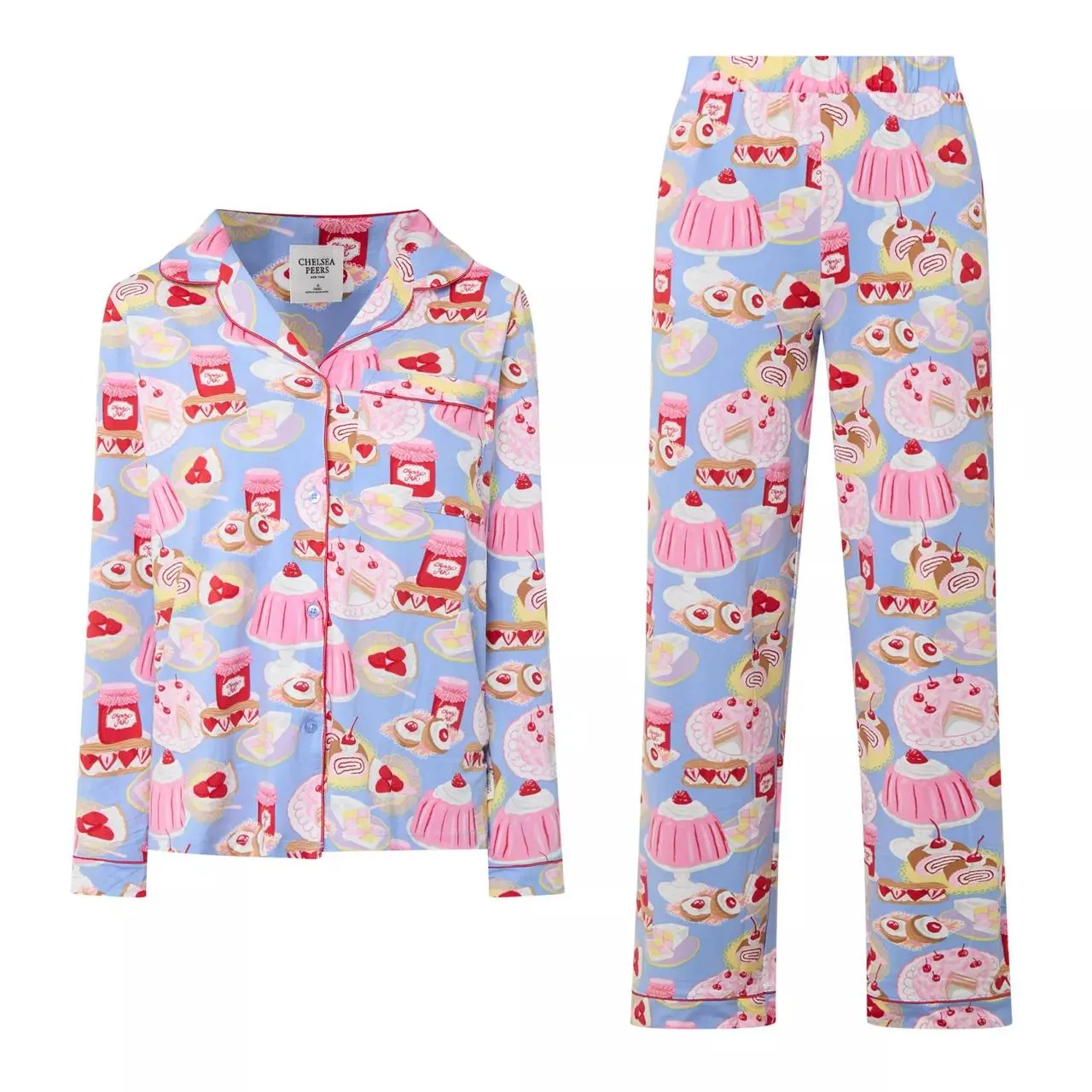 Classic Dessert Print Pyjama Set