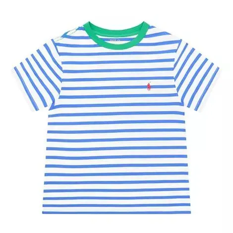 Striped Embroidered Logo T-Shirt 2-6 Years