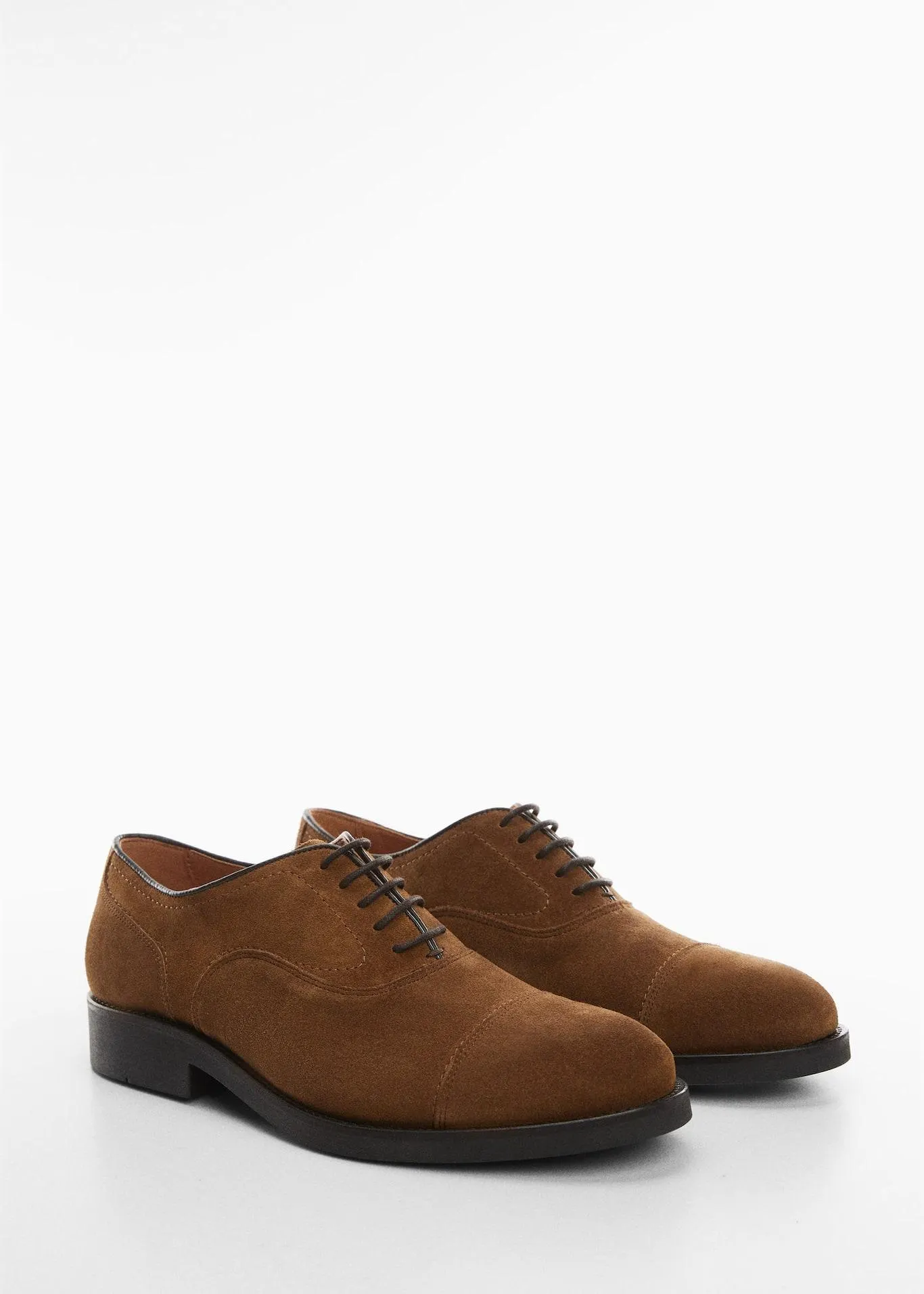 Split leather suit shoes