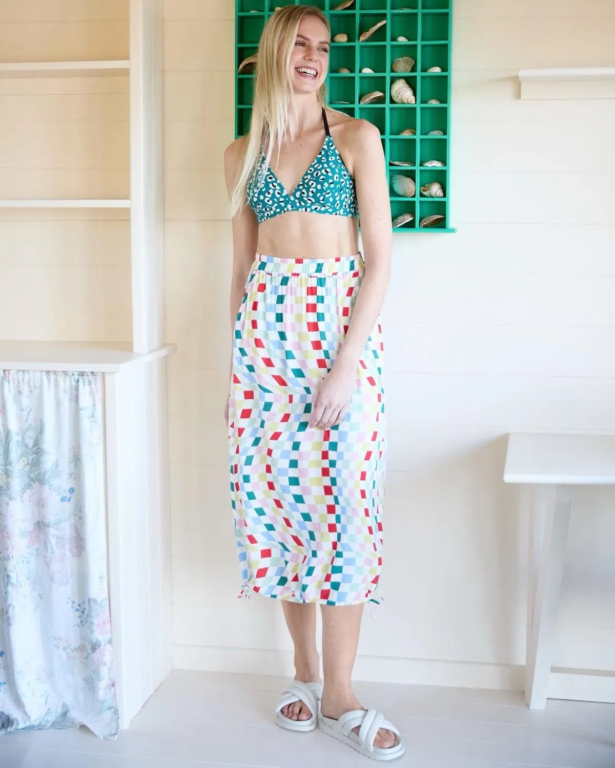 Carolyn Donnelly The Edit Optical Print Skirt