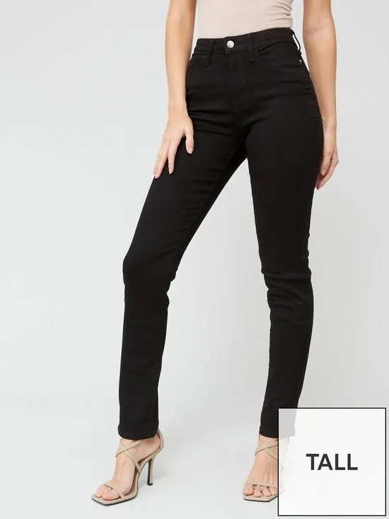 Tall Isabelle High Rise Slim Leg Jean - Black