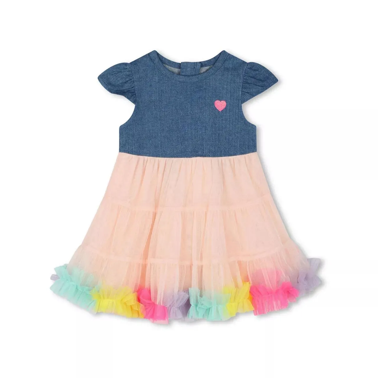 BILLIEBLUSH Denim Heart Ruffle Dress €65.00 - €70.00