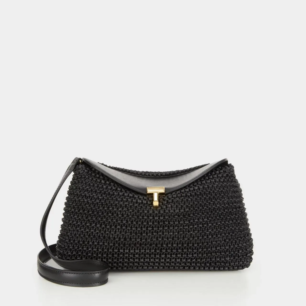 TOTEME T-Lock Woven Clutch