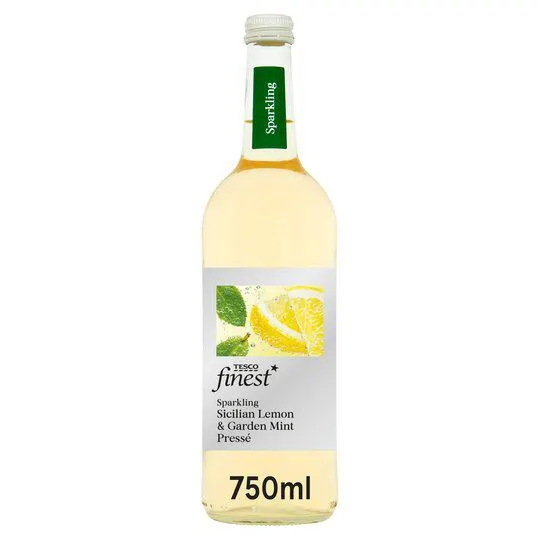 Tesco Finest Sicilian Lemon & Mint Presse 750Ml