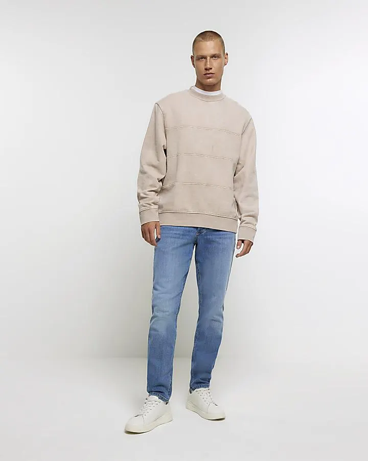 Blue slim fit jeans