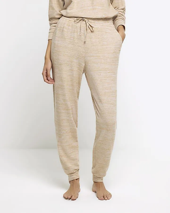 Beige lounge joggers