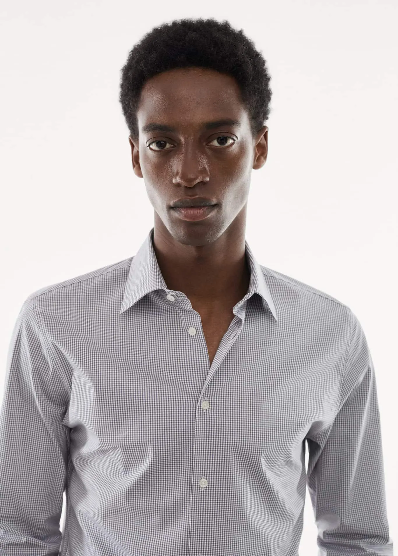 Mikrokockás sztrecs ing