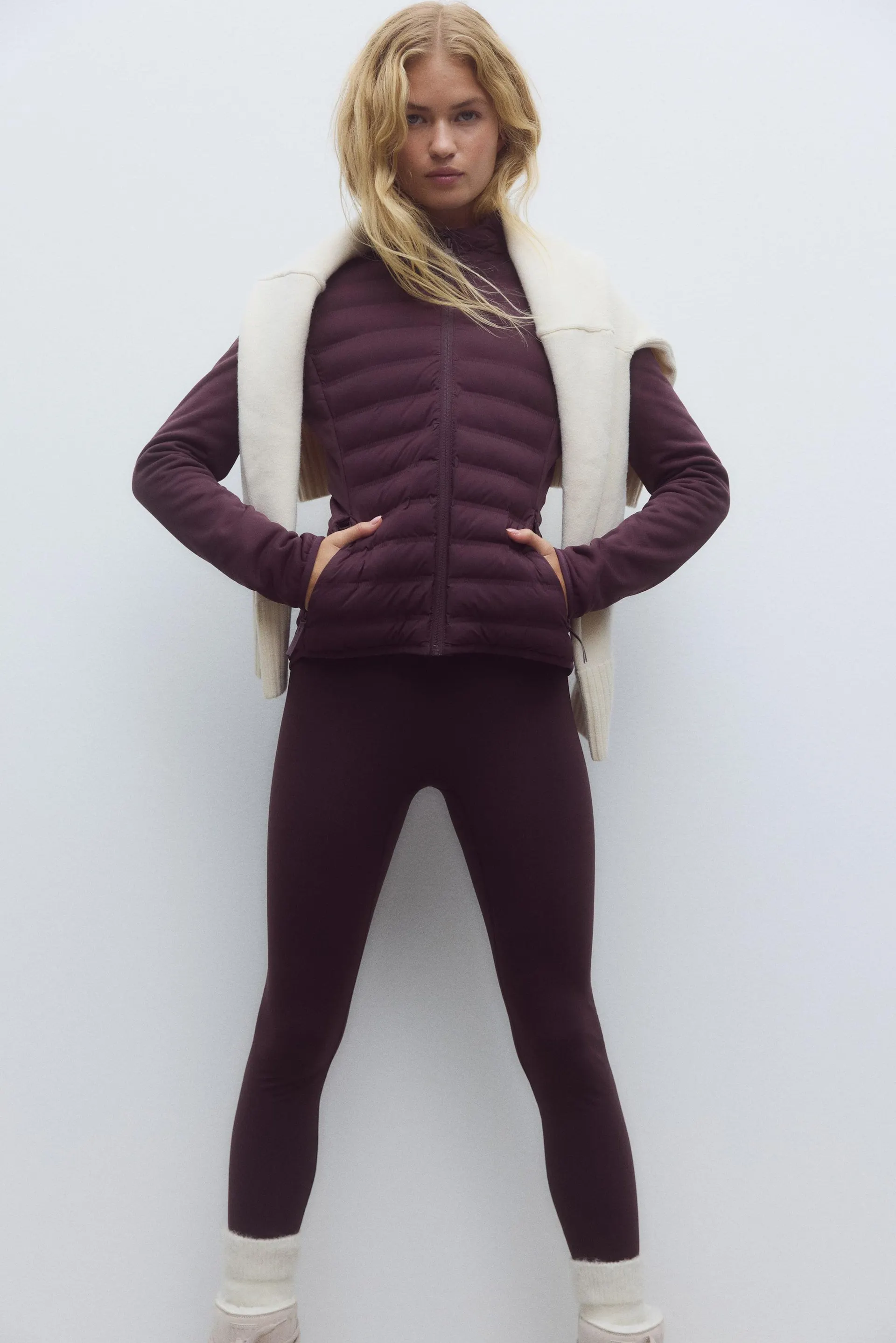 Hybrid padded jacket with ThermoMove™