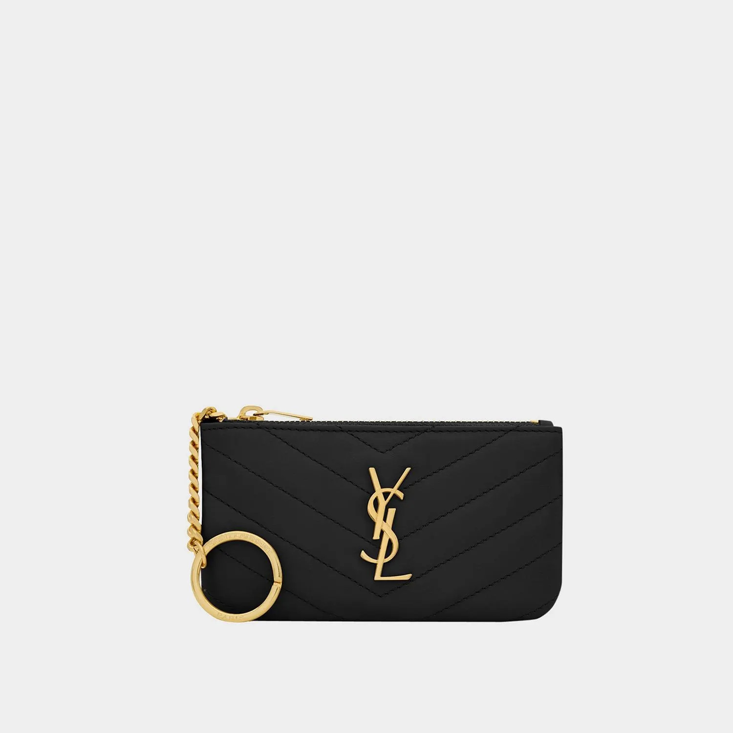 Cassandre Matelassé Smooth Leather Key Pouch