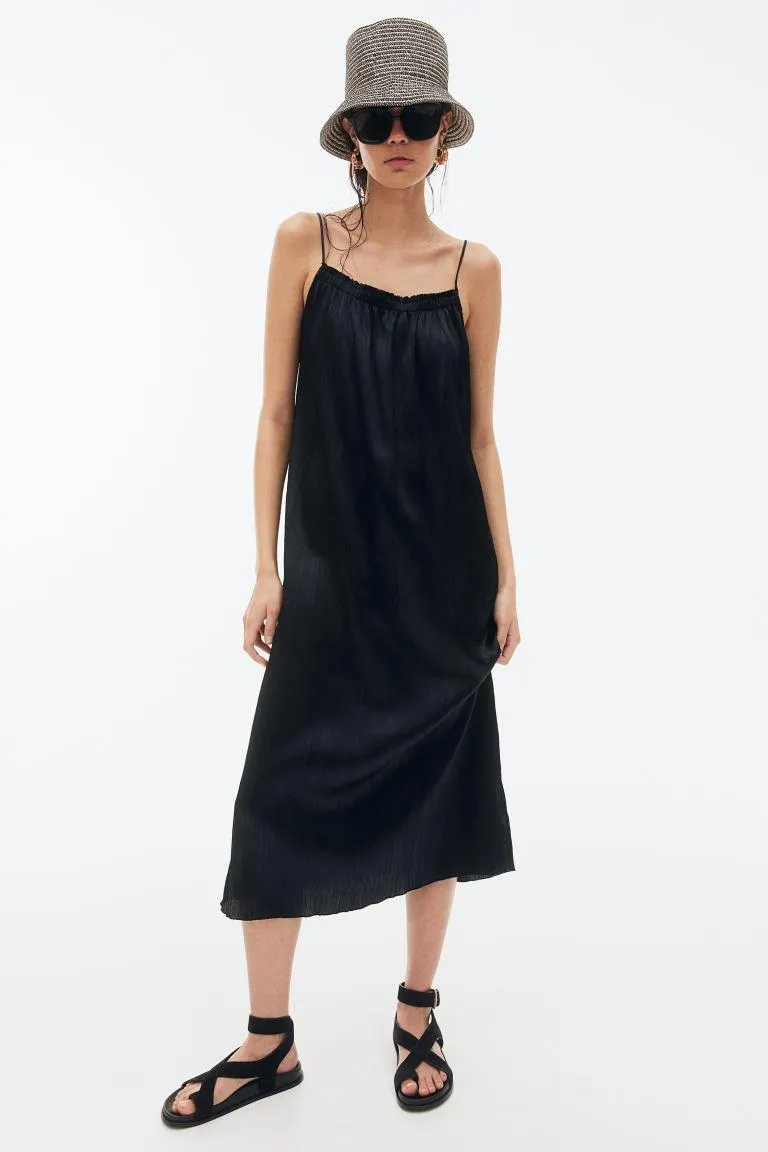 Satin slip dress