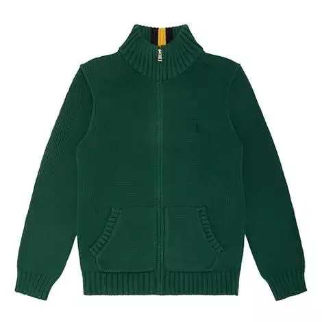 Pony Logo Zip-Through Cardigan