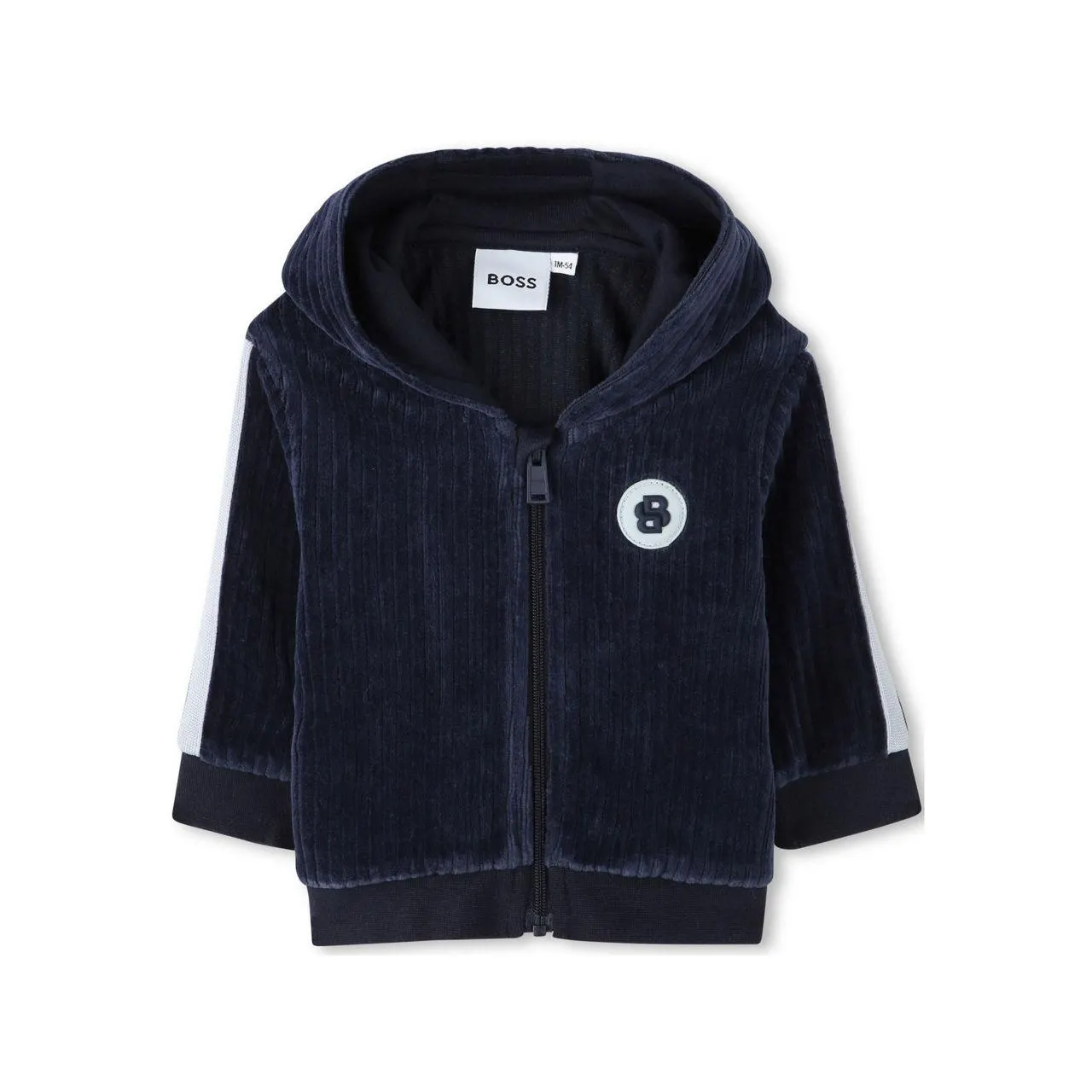 Logo Stripe Detail Corduroy Tracksuit
