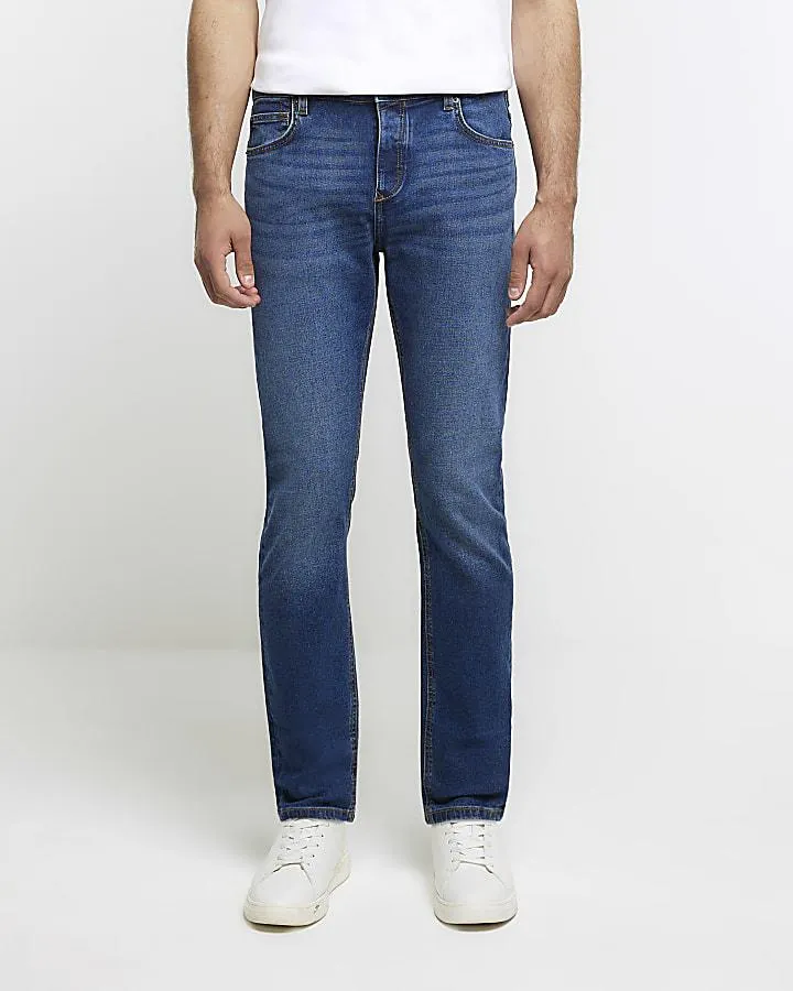 Blue slim fit jeans