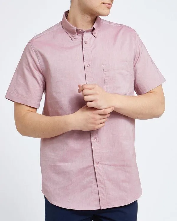 Regular Fit Cotton Oxford Solid Shirt