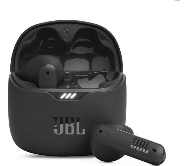 JBL Tune Flex Wireless Bluetooth Noise-Cancelling Earbuds - Black