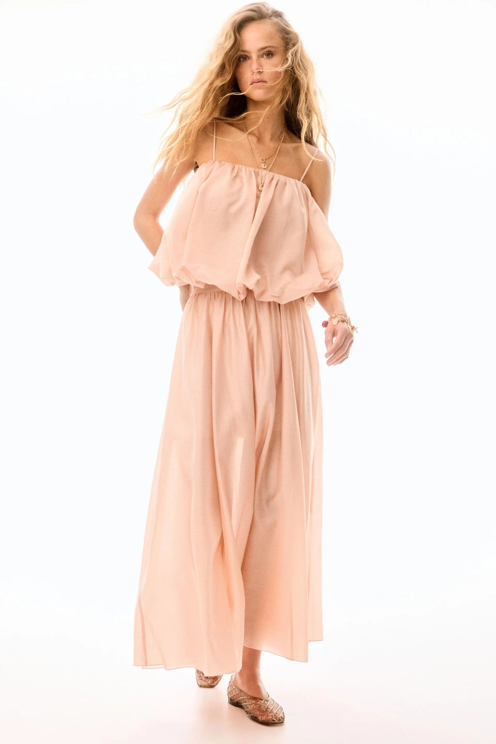 Voluminous maxi skirt