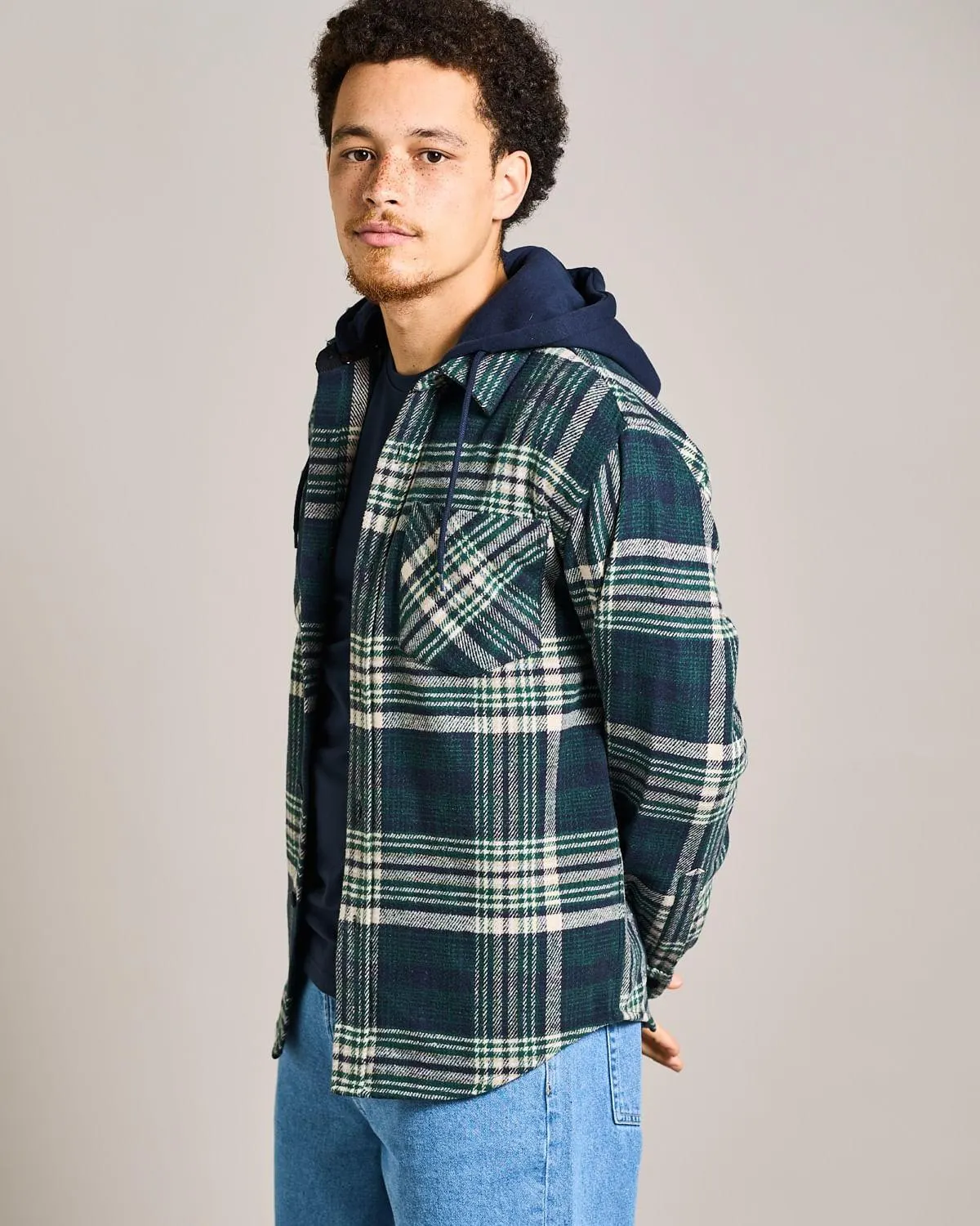 Paul Galvin Hooded Overshirt