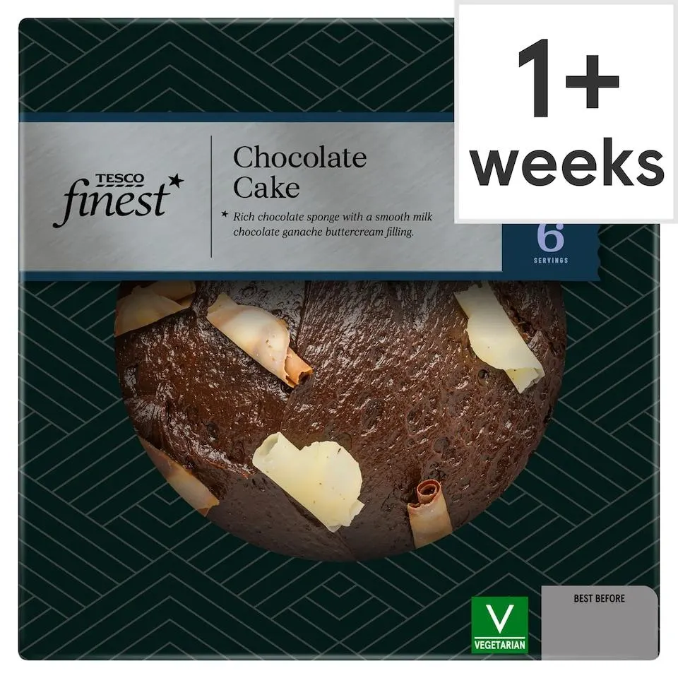 Tesco Finest Chocolate Cake 6 Servings