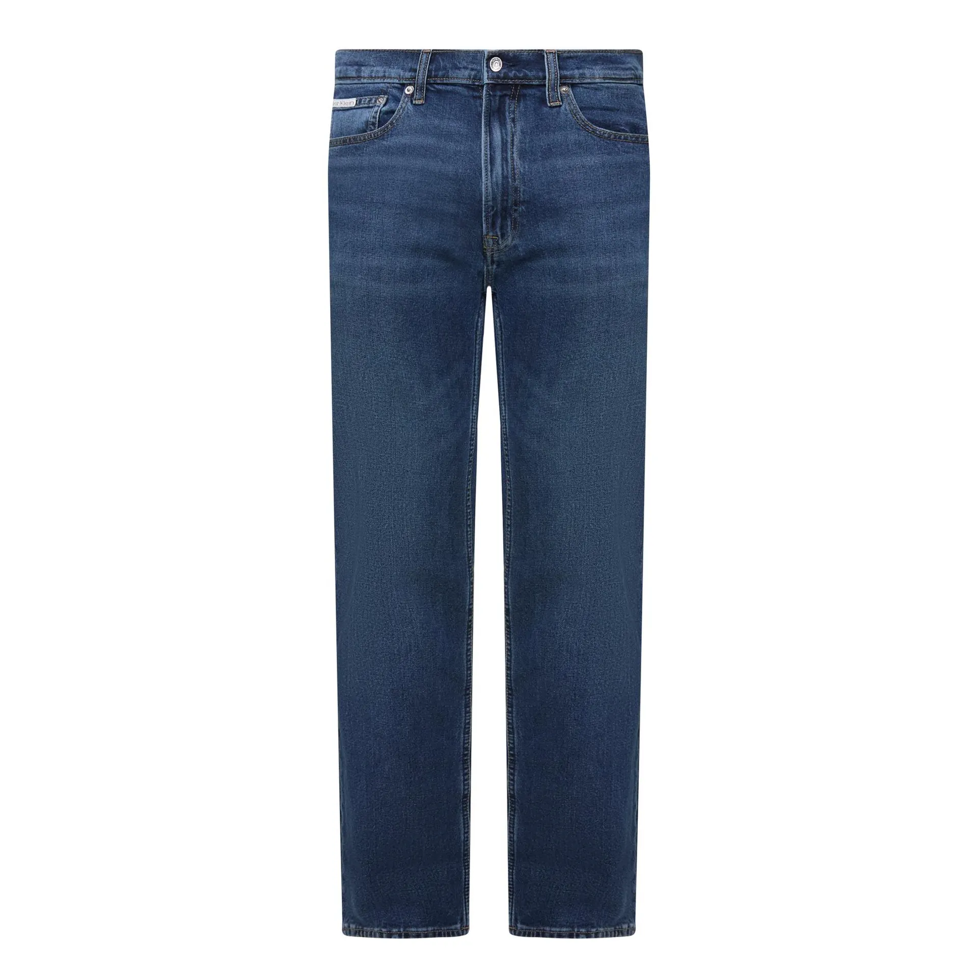 Standard Mid-Rise Straight Leg Jeans