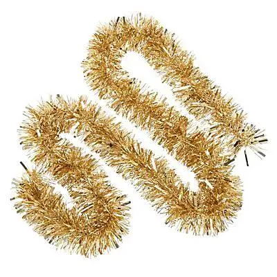 Gold effect Tinsel 2m