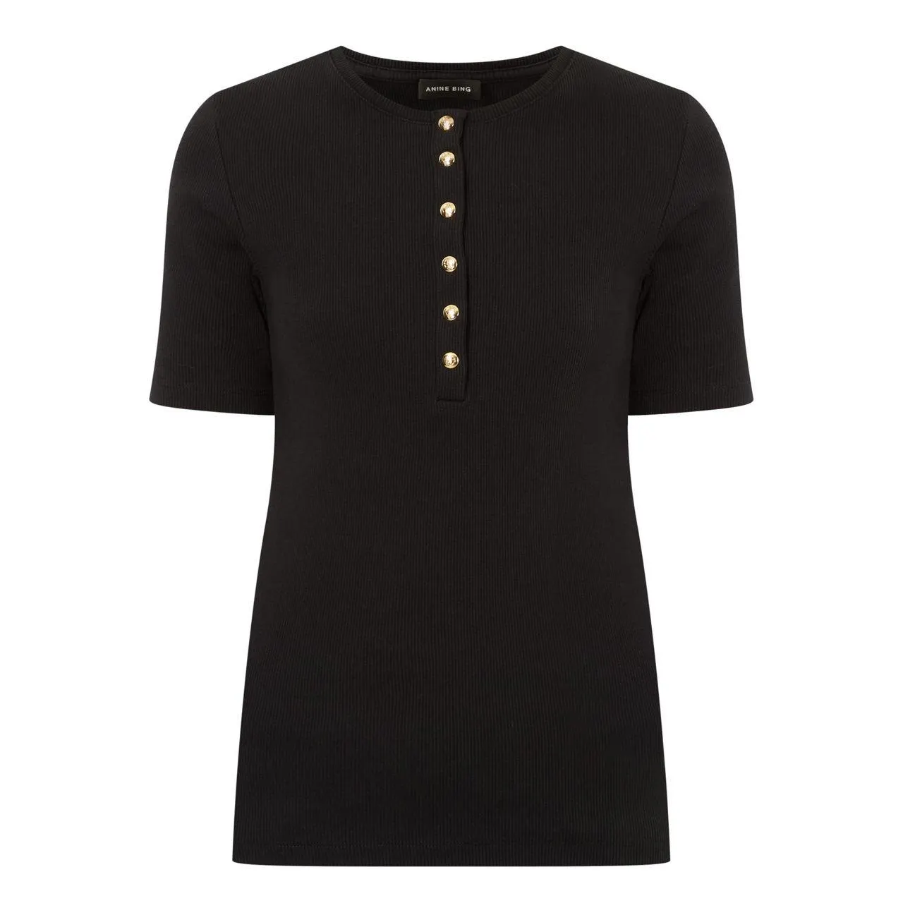 Alessia Half-Buttoned T-Shirt