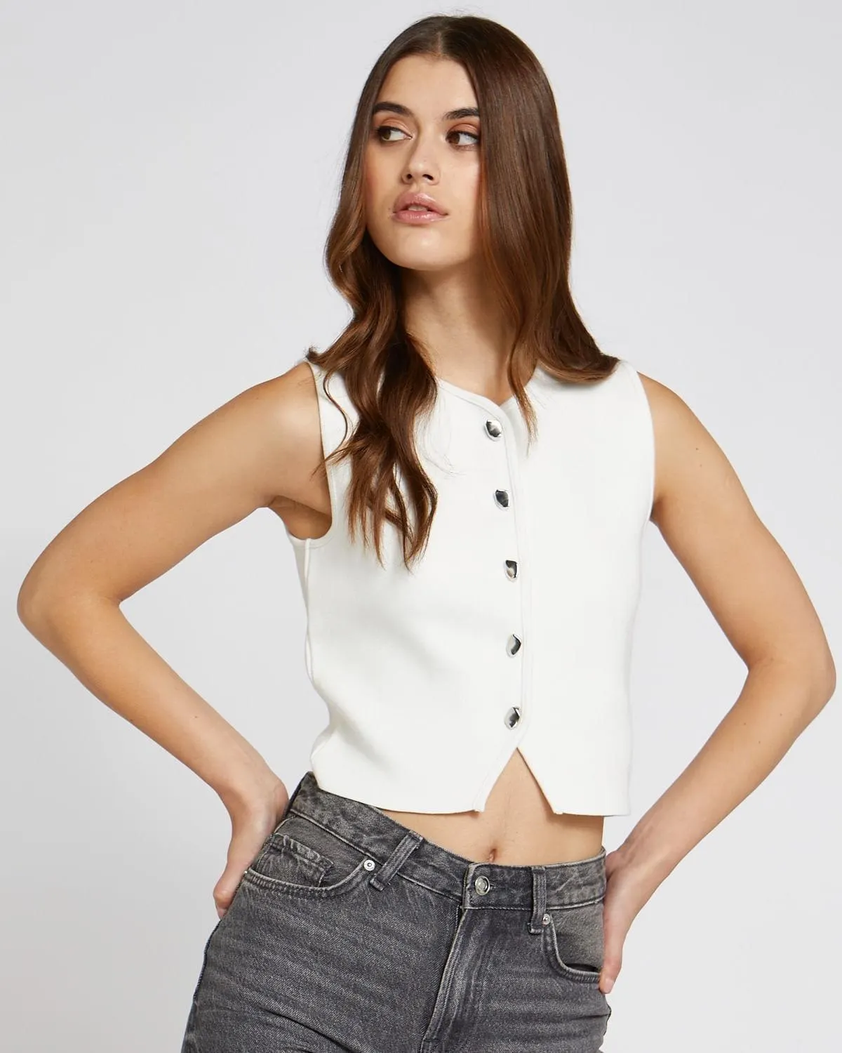 Savida Fitted Knit Waistcoat