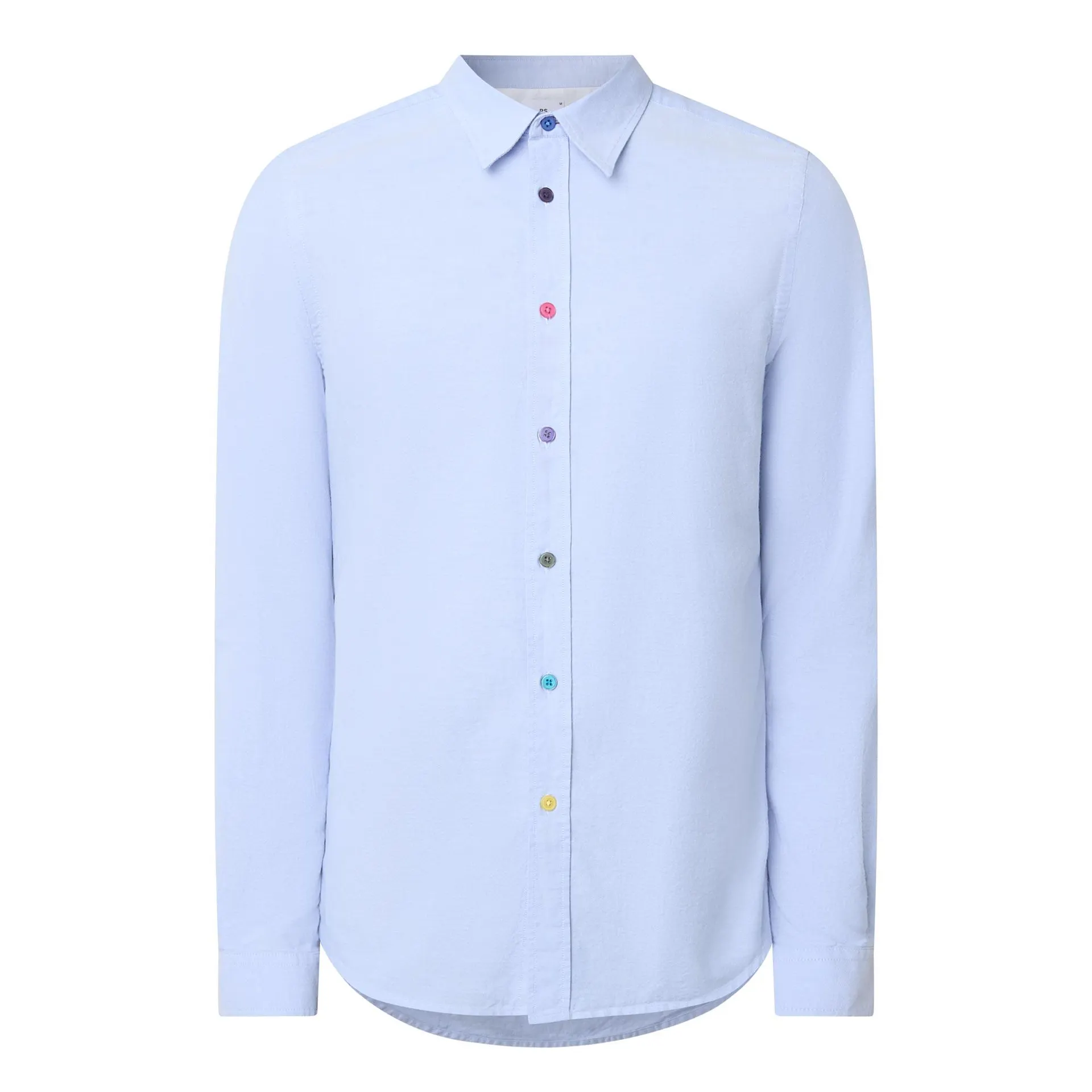Coloured Button Tailored Shirt