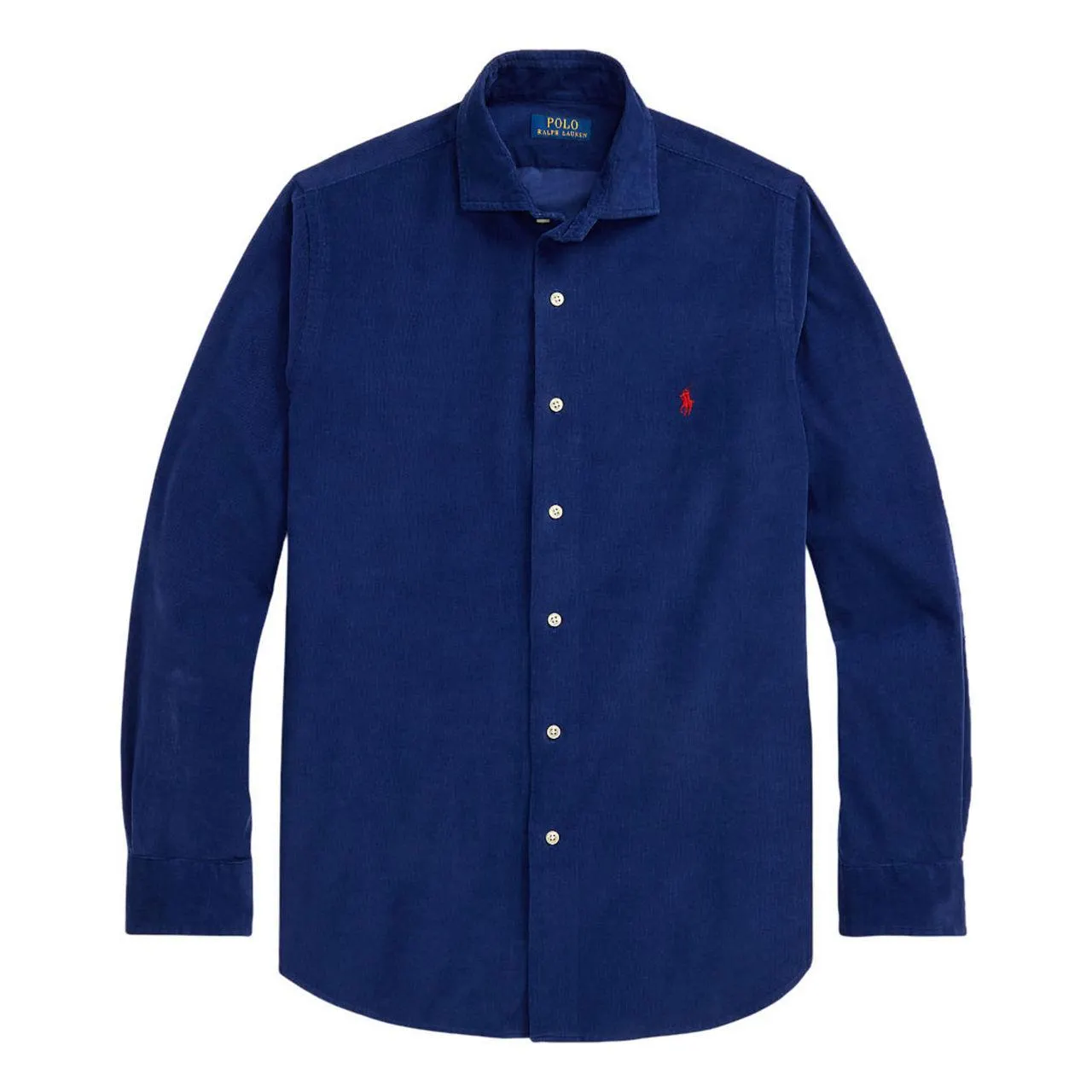 Polo Player Logo Corduroy Casual Shirt