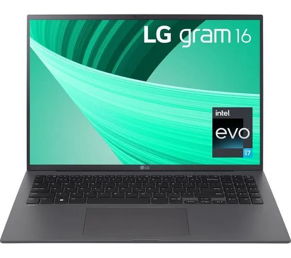 LG gram 16 16Z90R-G.AR55A1 16" Laptop - Intel® Core™ i7, 512 GB SSD, Dark Grey